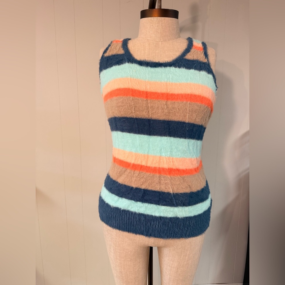 Torrid Blue Fuzzy Knit Top